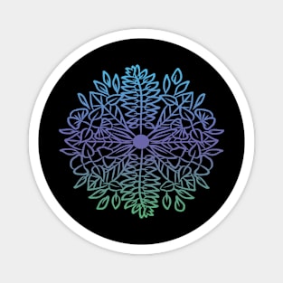 Mandala art drawing for gift Magnet